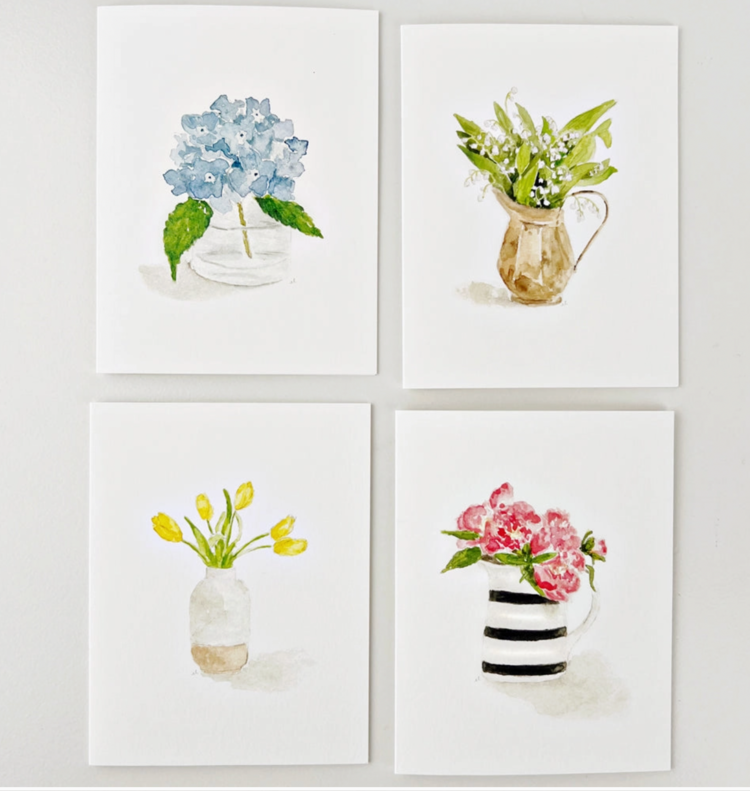 emily lex studio Flower Notecards Set