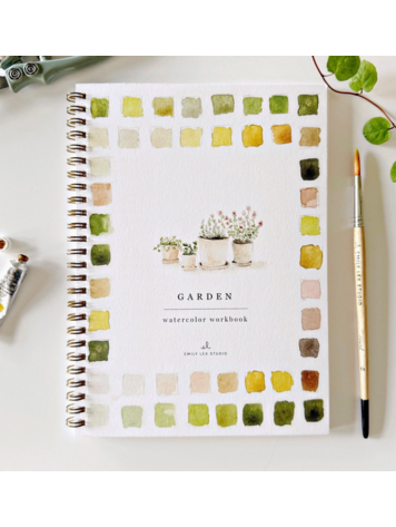 emily lex studio Garden Watercolor Workbook