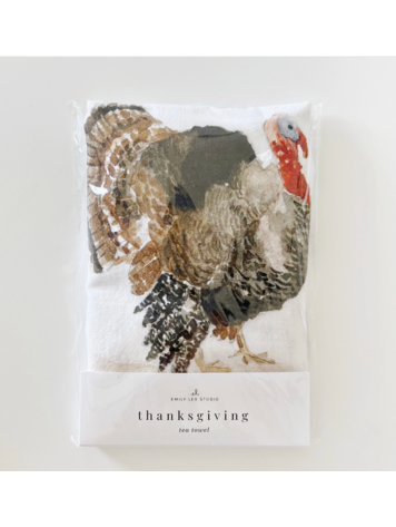 emily lex studio Thanksgiving Tea Towel