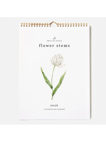 emily lex studio 2026 Flower Stems Calendar