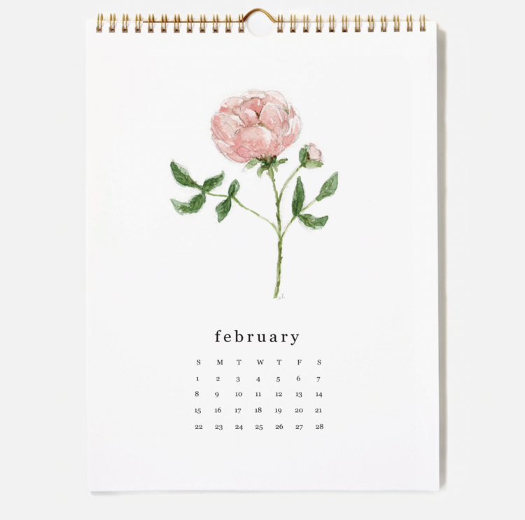 emily lex studio 2026 Flower Stems Calendar