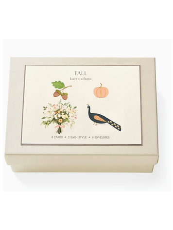 Karen Adams Designs Fall Gift Box Note Cards