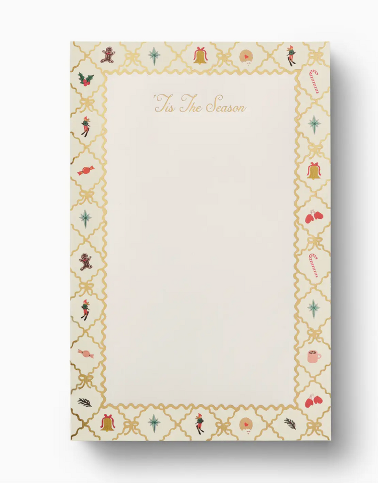 Rifle Paper Co. Holiday Argyle Notepad