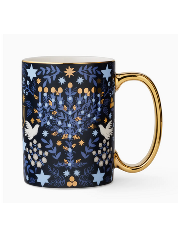 Rifle Paper Co. Laurel Menorah Porcelain Mug