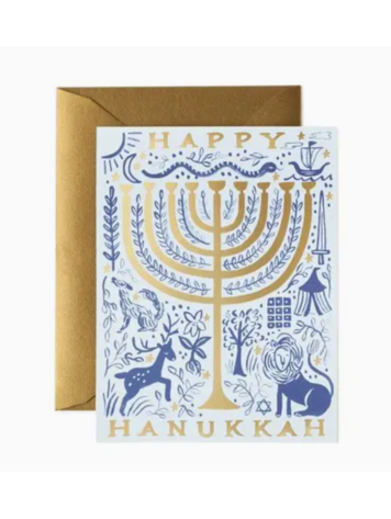 Rifle Paper Co. Twelve Tribes Menorah Card