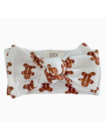 SIIX Collection Gingerbread / Organic Pointelle Bow