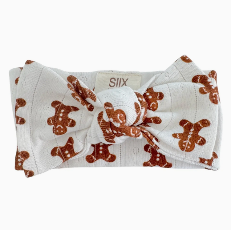 SIIX Collection Gingerbread / Organic Pointelle Bow