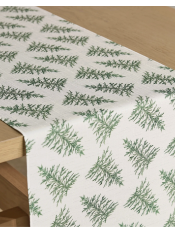 Geometry Cedar Table Runner  Medium - 16" x 90"