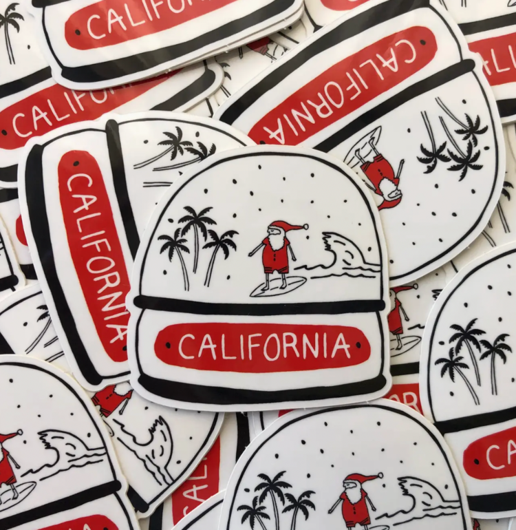 My Name Is Not Darren Cali Santa - Sticker