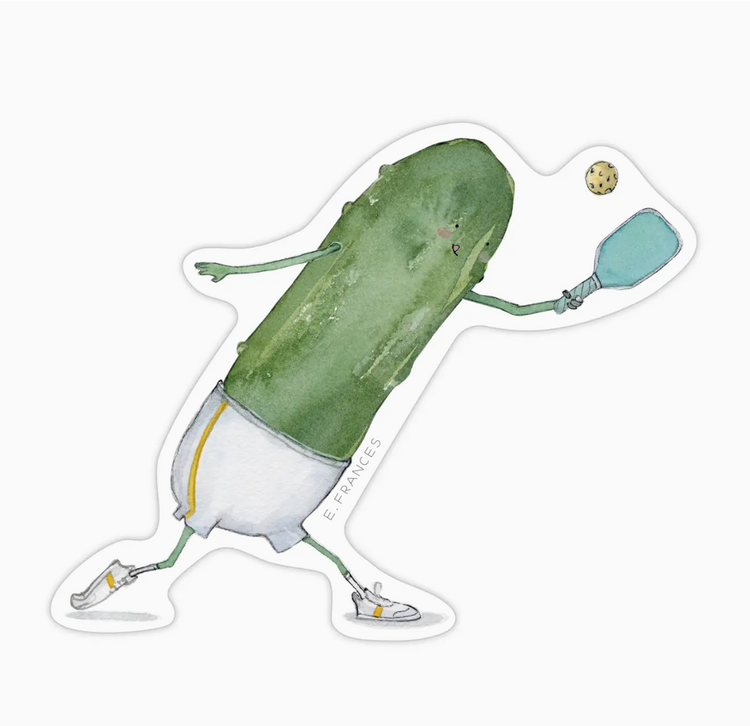 E. Frances Paper Studio Pickleball Sticker