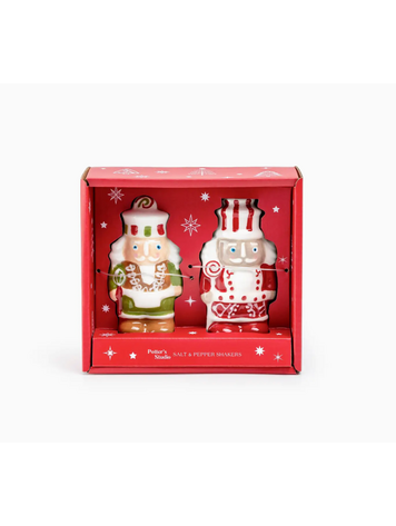 Grace Teaware Nutcrackers Figurine Salt and Pepper Shaker Set