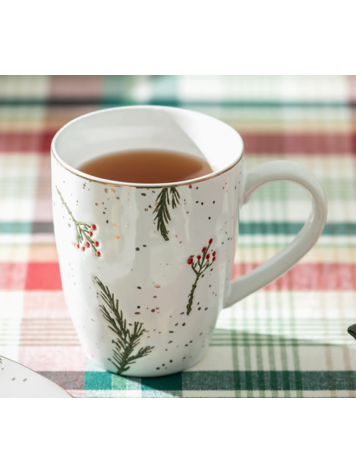 Grace Teaware Holly Berries 14oz Mug