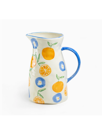 Grace Teaware Orange Bloom 1.9qt Pitcher