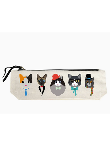 potluck press Cat Characters Pencil Pouch