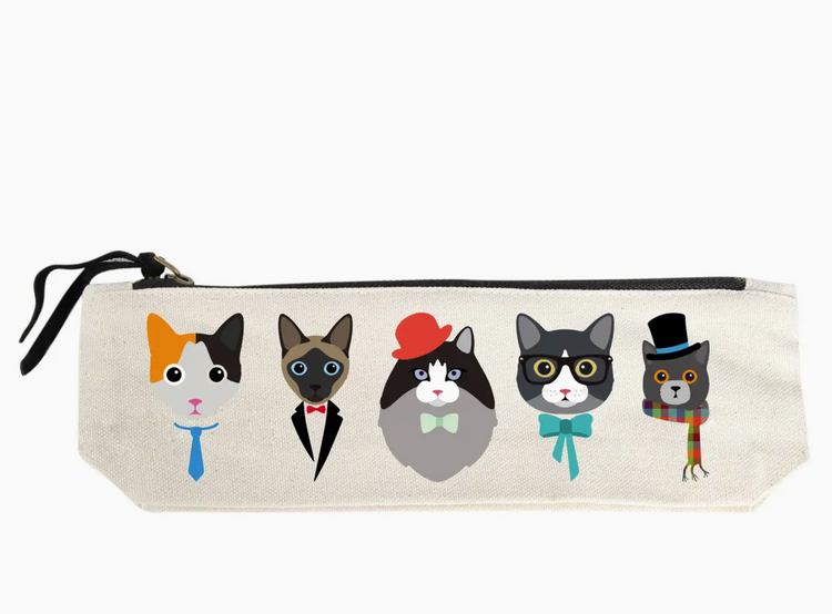 potluck press Cat Characters Pencil Pouch