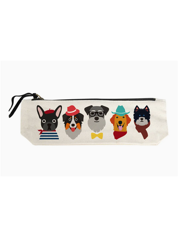 potluck press Dog Characters Pencil Pouch