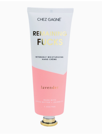 Chez Gagne Letterpress Remaining Fucks