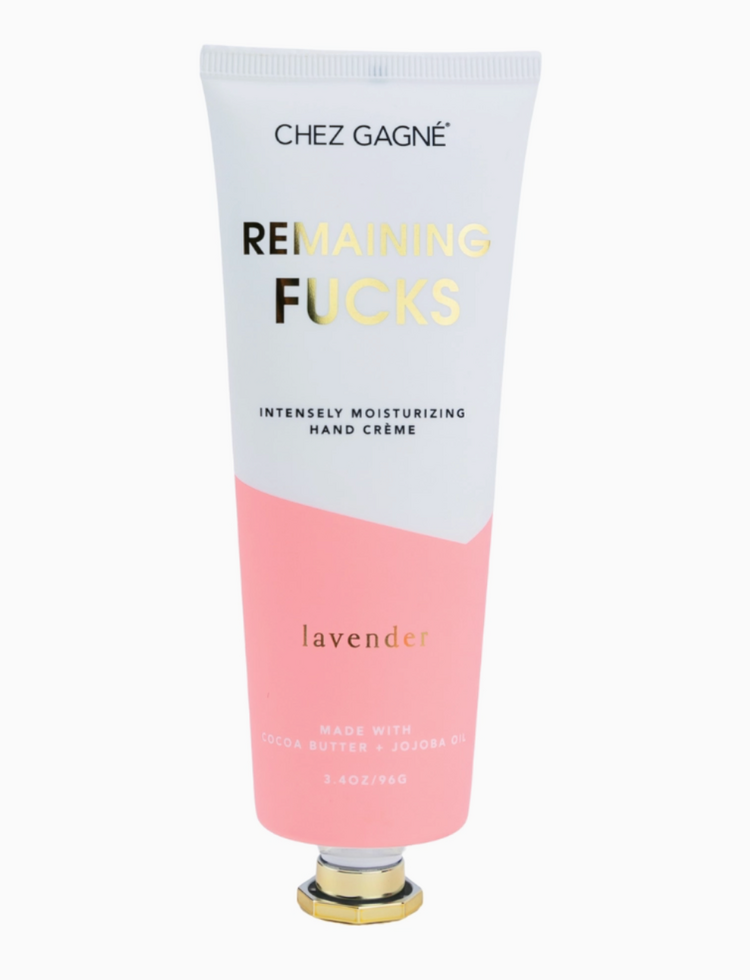 Chez Gagne Letterpress Remaining Fucks