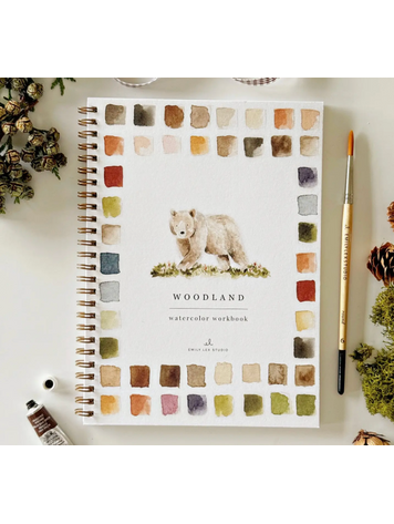 emily lex studio Woodland Watercolor Book