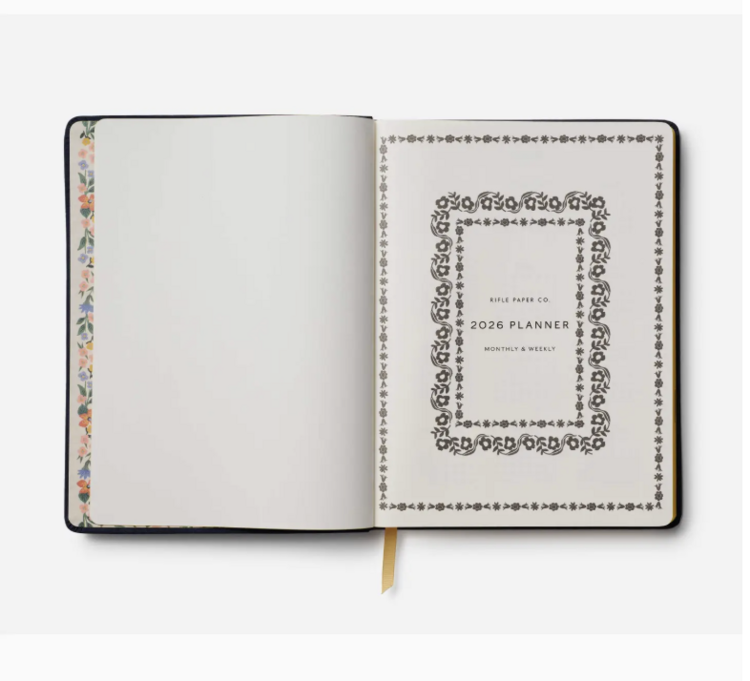 Rifle Paper Co. 2026 Wildwood 12-Month Embroidered
