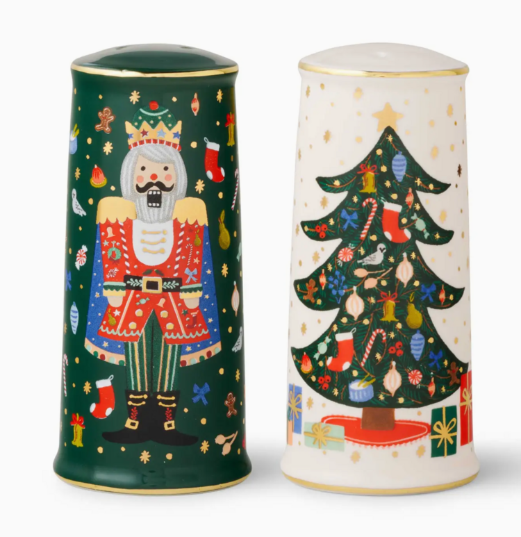 Rifle Paper Co. Nutcracker Salt & Pepper Shaker Set