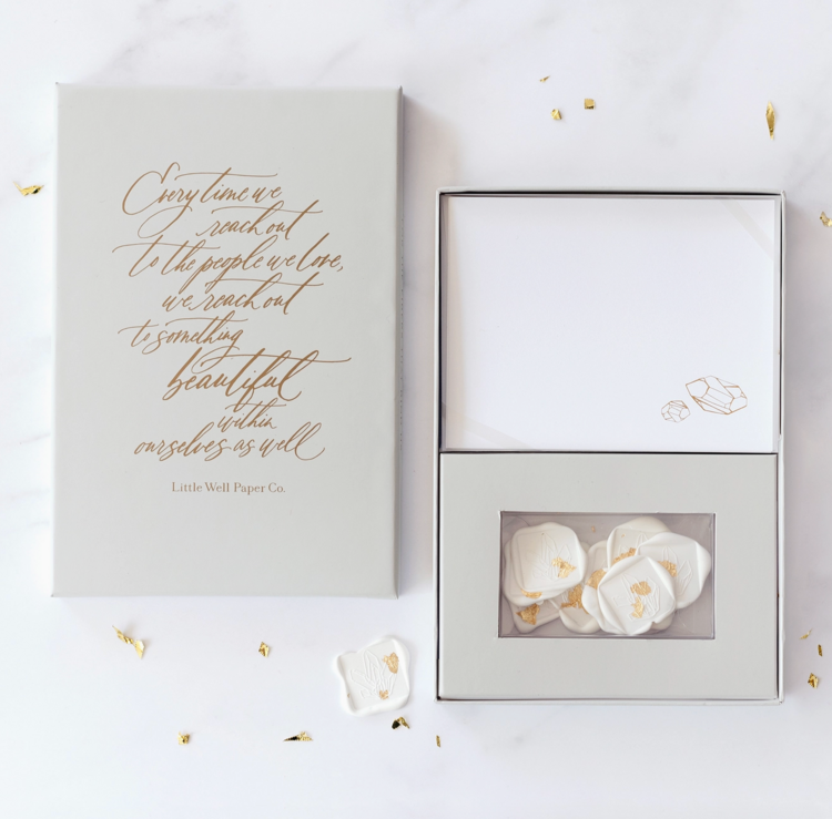 Little Well Paper Co. Gemstone Stationery Set