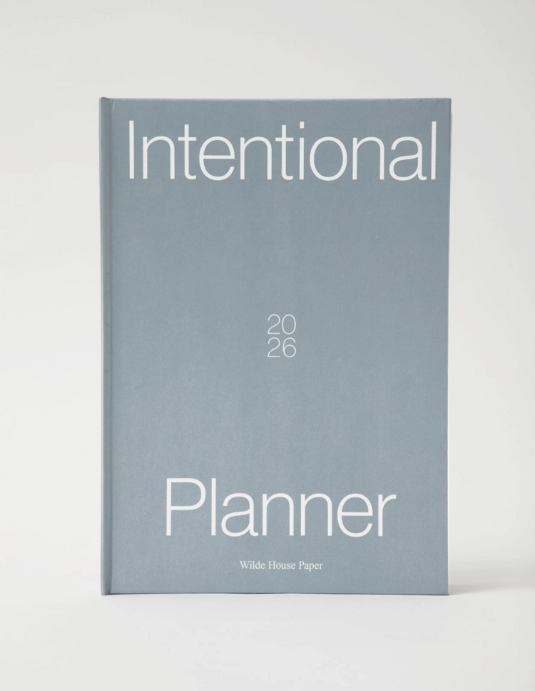 Wilde House Paper 2026 Intentional Planner