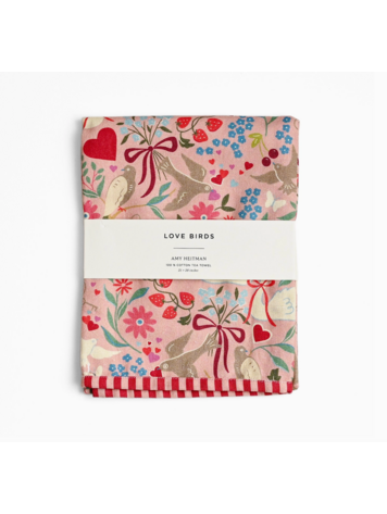 Amy Heitman Love Birds Towel