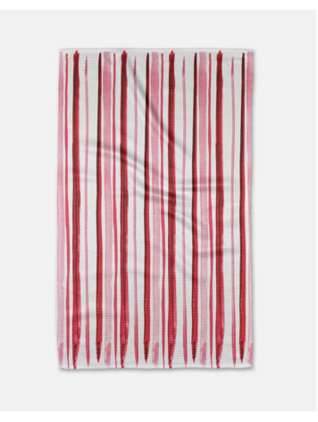 Geometry Aperol in Rome Stripe Tea Towel