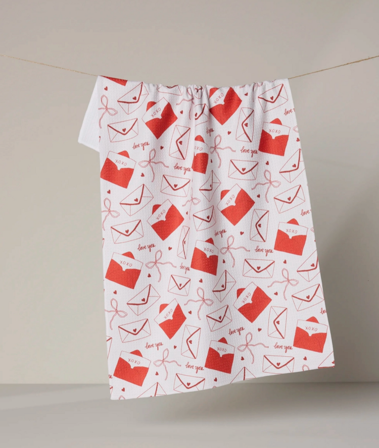 Geometry Signed Tea Towel