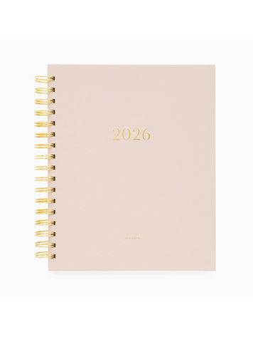 Sugar Paper 2026 Blush Signature Spiral Planner