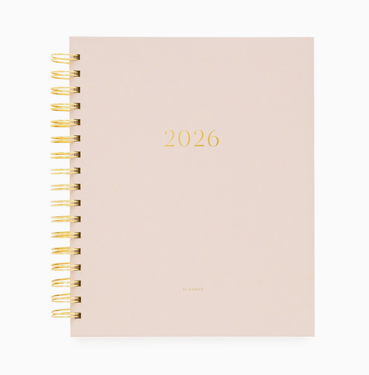 Sugar Paper 2026 Blush Signature Spiral Planner