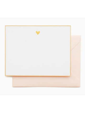 Sugar Paper GOLD HEART NOTESET