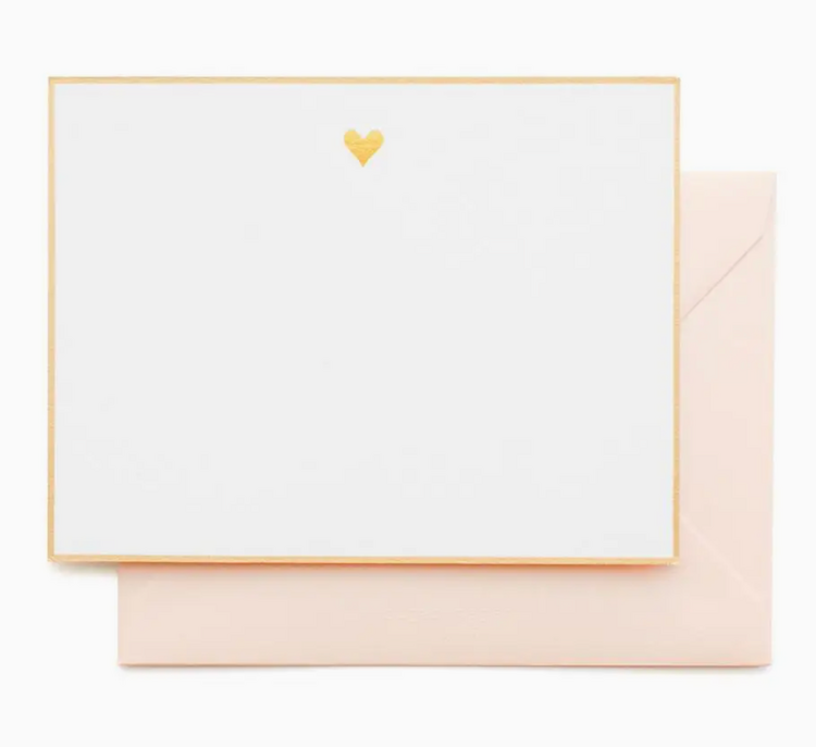 Sugar Paper GOLD HEART NOTESET