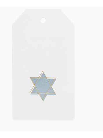 Sugar Paper Hanukkah Star Gift Tag