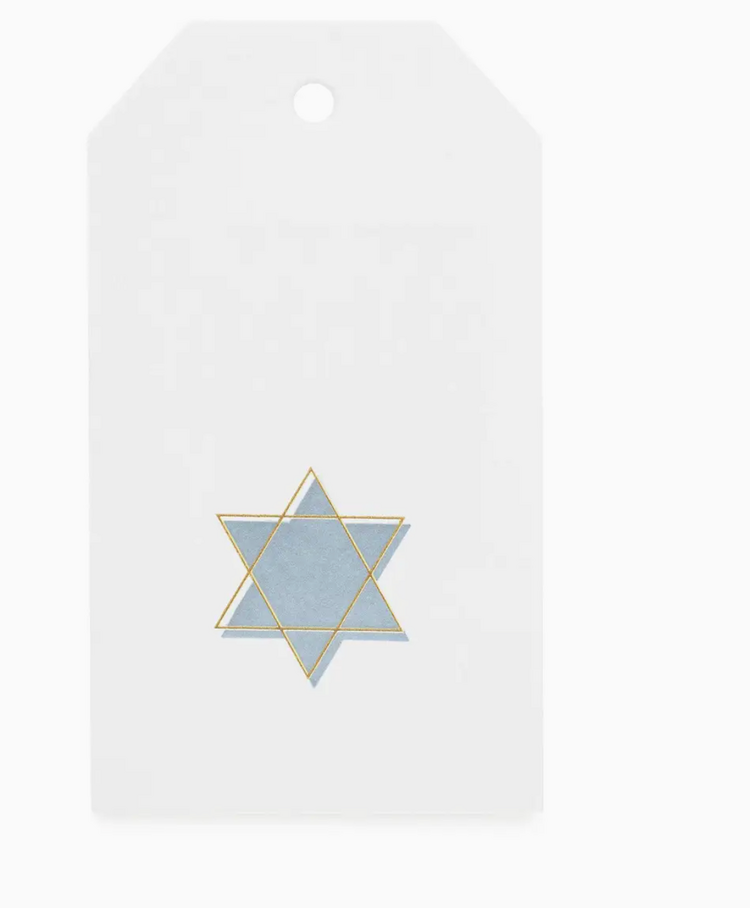 Sugar Paper Hanukkah Star Gift Tag