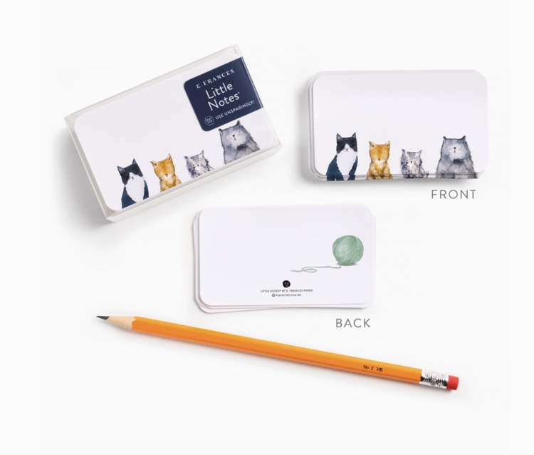 E. Frances Paper Studio Cat's Meow Little Notes