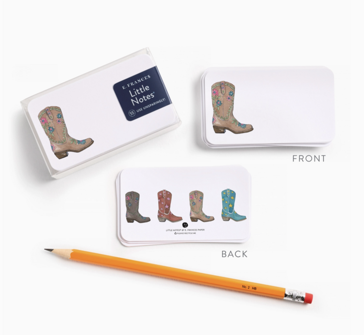 E. Frances Paper Studio Cowboy Boot Little Notes®
