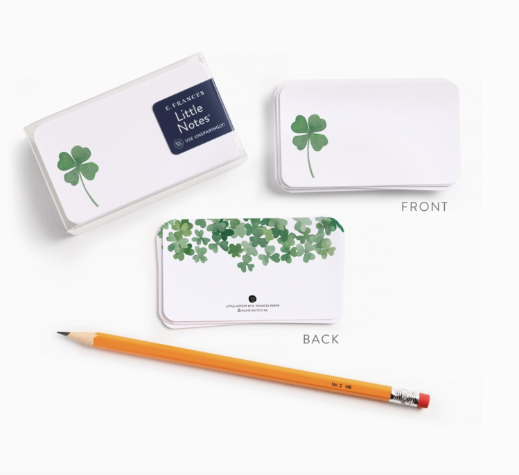 E. Frances Paper Studio Shamrock Little Notes®