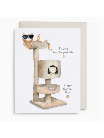E. Frances Paper Studio Cat Condo Mom