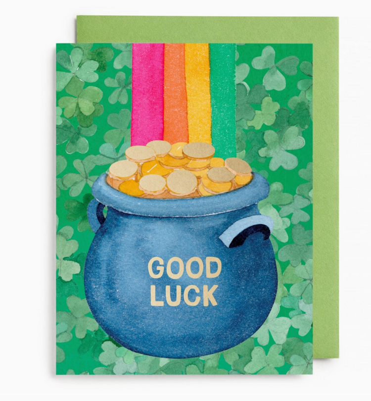 E. Frances Paper Studio Good Luck Greeting Card