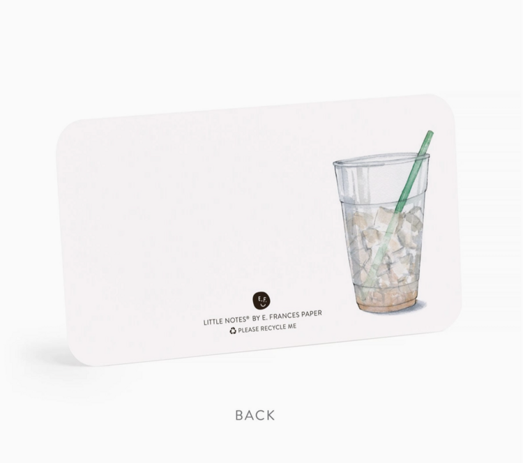 E. Frances Paper Studio Iced Coffee Little Notes®