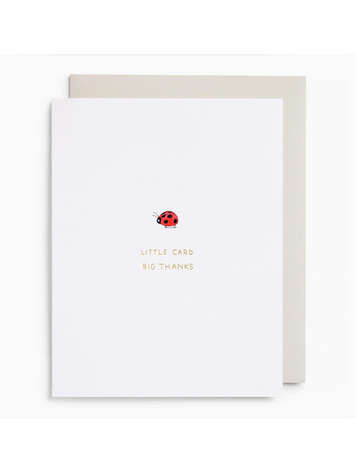 E. Frances Paper Studio Little Card Big Thanks