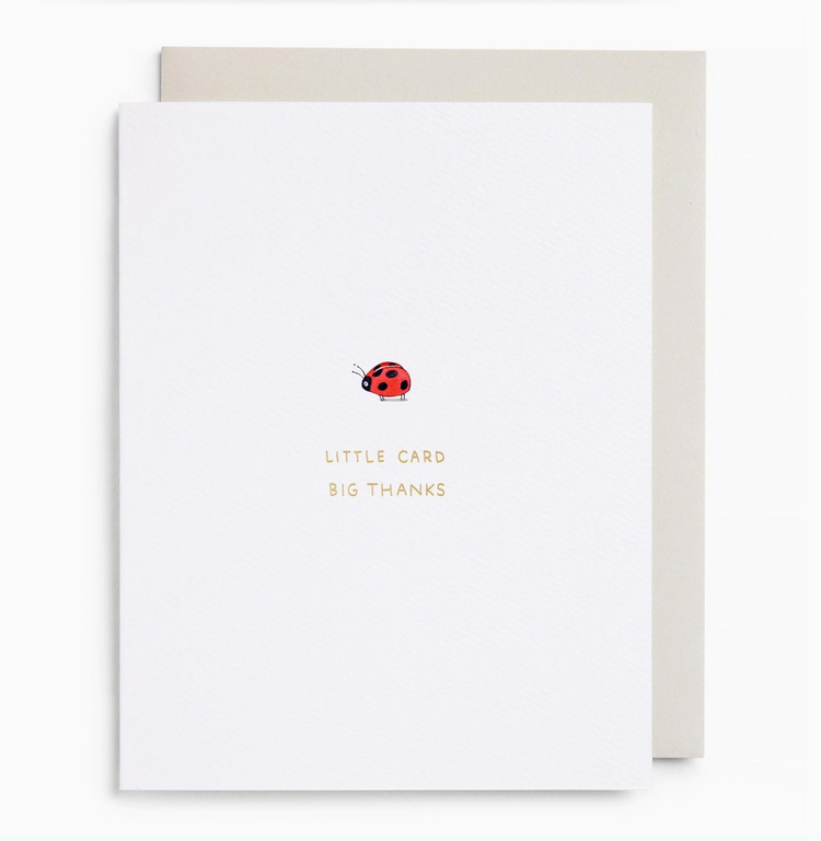 E. Frances Paper Studio Little Card Big Thanks