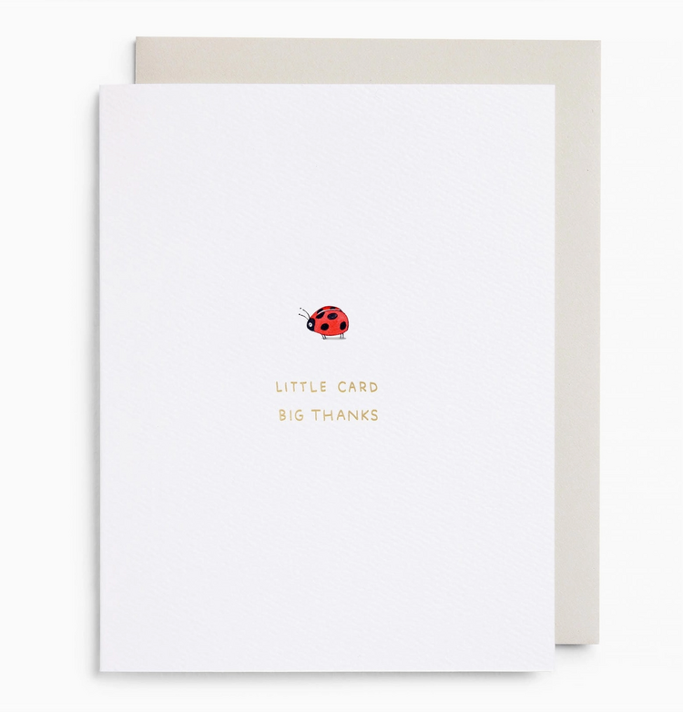 E. Frances Paper Studio Little Card Big Thanks