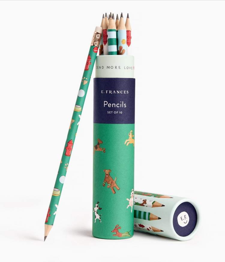 E. Frances Paper Studio Off Leash Set of 10 Pencils