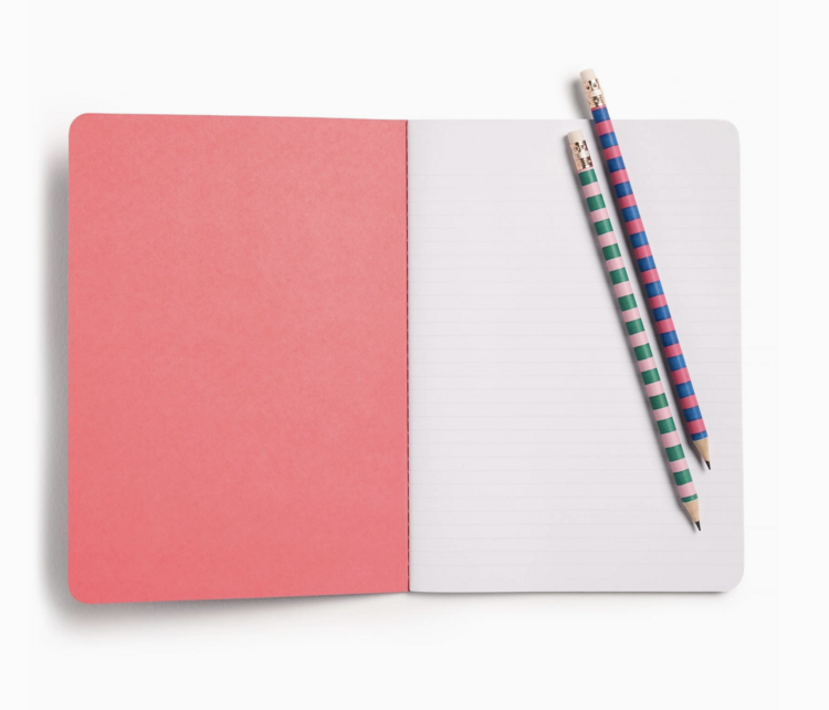 E. Frances Paper Studio Okloveyoubye Set of Two Stitched Notebooks