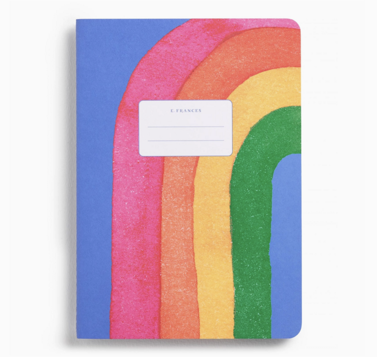 E. Frances Paper Studio Okloveyoubye Set of Two Stitched Notebooks