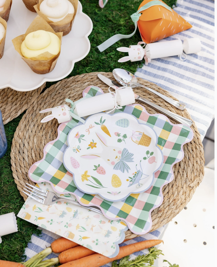 My Mind's Eye Easter Pattern Dinner Napkin