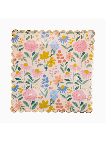My Mind's Eye Floral Pattern Plate